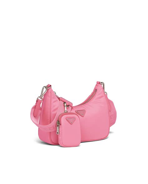 prada re-edition 2005 nylon bag pink|Prada re edition saffiano leather.